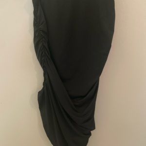 Ruched midi skirt NWOT